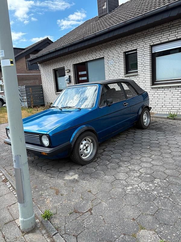 Blau Gebraucht 1986 VW Golf Cabriolet Cabrio | 4.800 € - Bild 1/4