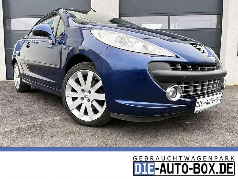 Montebello blau Gebraucht 2008 Peugeot 207 CC Sport Cabrio | 4.980 € (Fairer Preis) - Bild 1/4