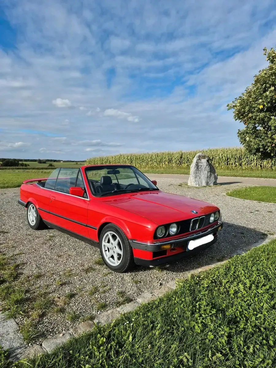 Gebraucht BMW 320 130 PS (95 kW) 1989 Rot Cabrio