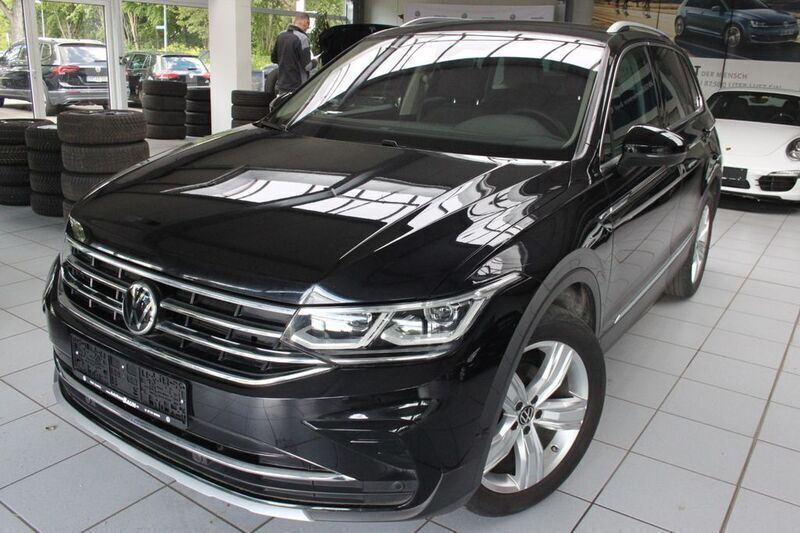 Deep black perleffekt Gebraucht 2021 VW Tiguan Elegance SUV | 30.390 € (Guter Preis) - Bild 1/4