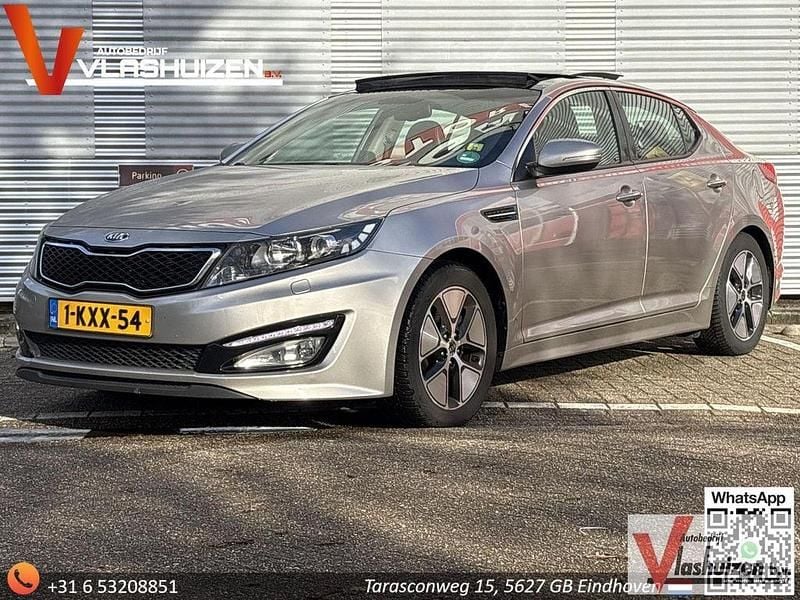 Grau Gebraucht 2013 Kia Optima Hybrid Limousine | 4.350 € - Bild 1/4