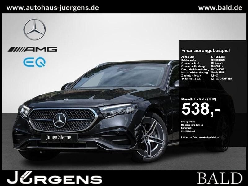 Grau graphitgrau Gebraucht 2024 Mercedes E300 AMG Kombi | 56.880 € (Superpreis) - Bild 1/4