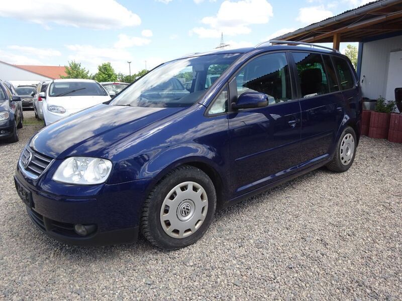 Blau Gebraucht 2003 VW Touran Highline Van / Kleinbus | 1.500 € (Fairer Preis) - Bild 1/4