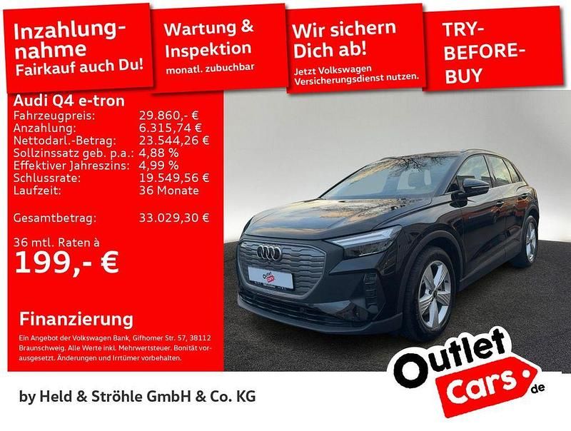 Gebraucht Audi Q4 e-tron 150 kW (204 PS) 2023 Schwarz SUV