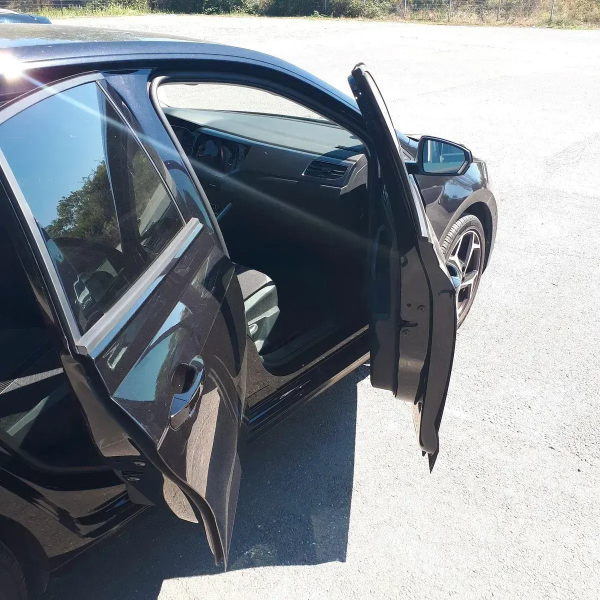Gebraucht VW Polo Highline 95 PS (69 kW) 2017 Schwarz Kleinwagen