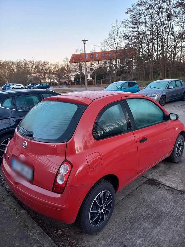 Gebraucht Nissan Micra Visia 68 PS (50 kW) 2009 Rot Kleinwagen