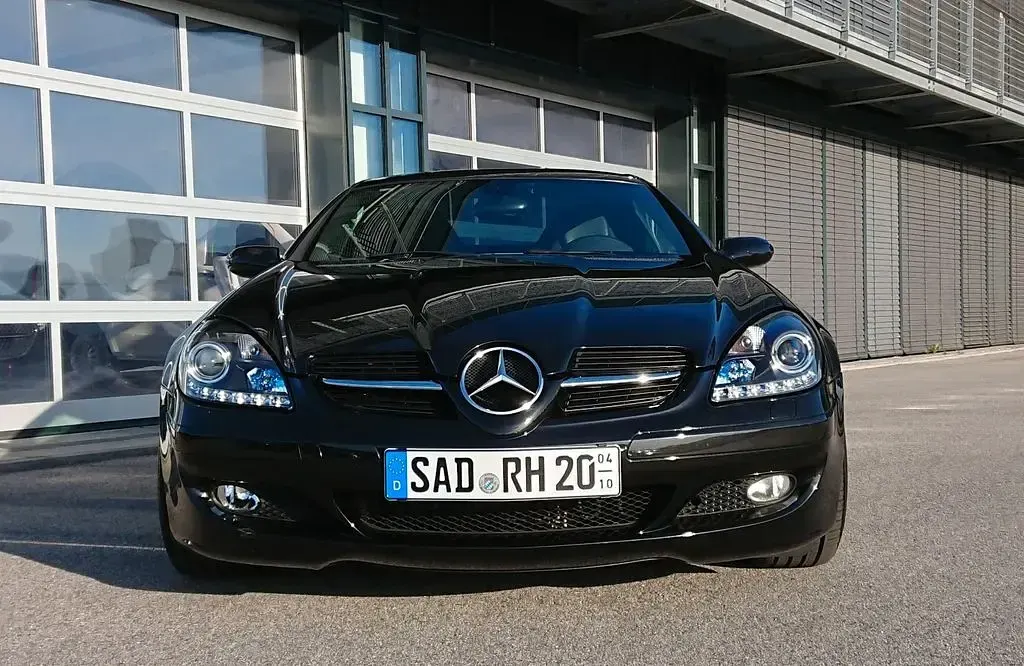 Gebraucht Mercedes SLK350 272 PS (200 kW) 2006 Schwarz Cabrio