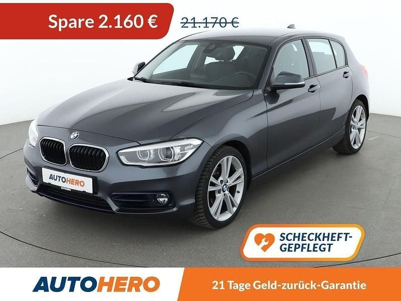 Grau Gebraucht 2019 BMW 120 Sport Line Kleinwagen | 18.530 € (Guter Preis) - Bild 1/3