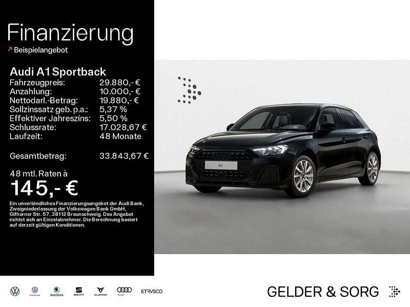 Mythosschwarz metallic Neu 2025 Audi A1 Kleinwagen | 29.880 € (Fairer Preis) - Bild 1/4
