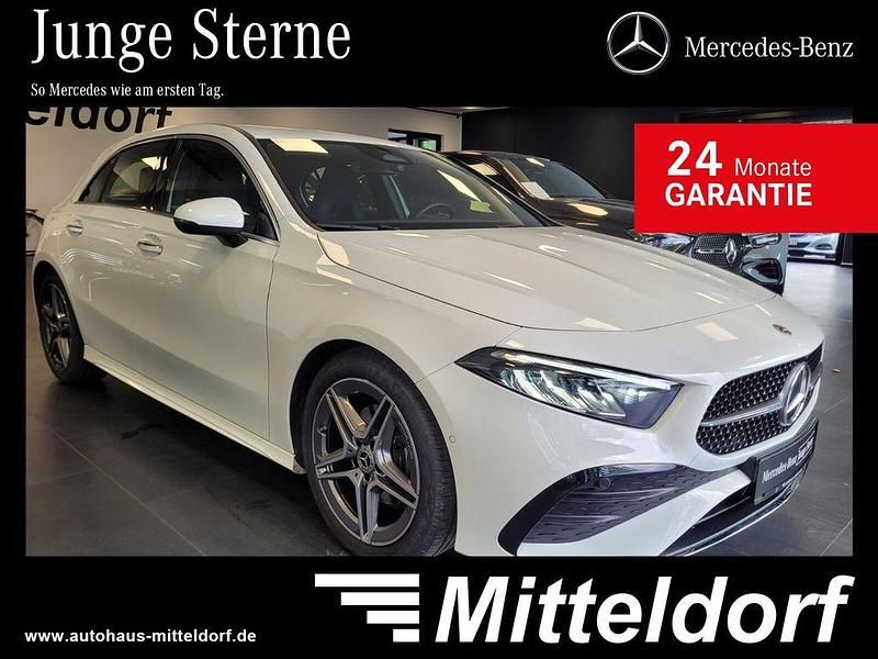 Unilack polarweiß Gebraucht 2024 Mercedes A180 Advanced Plus Limousine | 32.880 € (Teuer) - Bild 1/4
