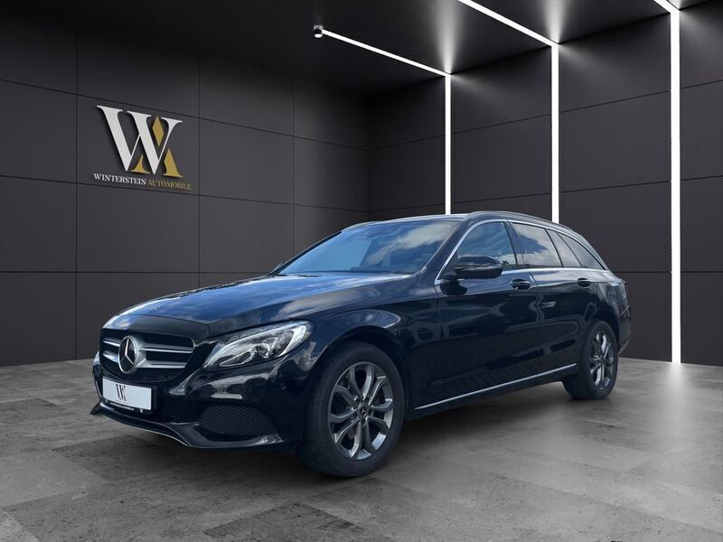 Schwarz Gebraucht 2017 Mercedes C220 Avantgarde Kombi | 16.900 € (Guter Preis) - Bild 1/4