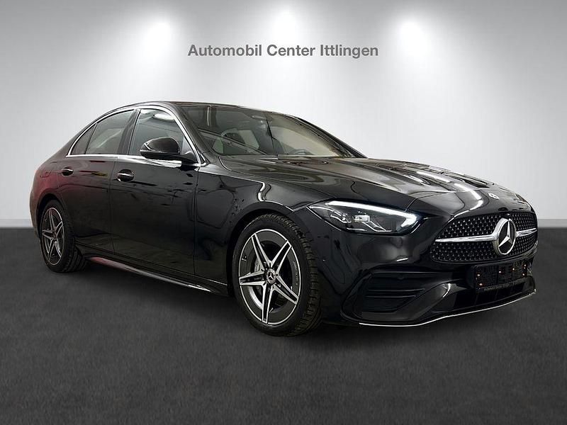 Schwarz Gebraucht 2022 Mercedes C220 Limousine | 38.499 € (Teuer) - Bild 1/4