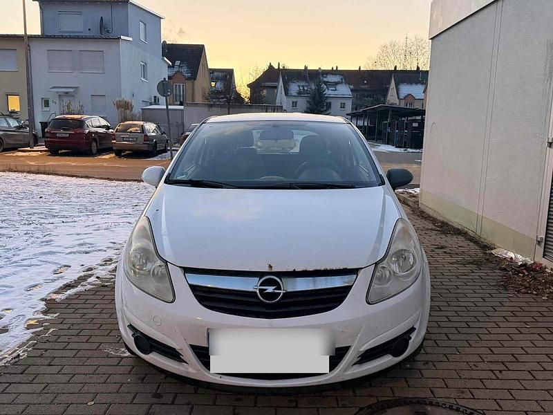 Weiß Gebraucht 2010 Opel Corsa Eco Kleinwagen | 1.099 € (Superpreis) - Bild 1/4