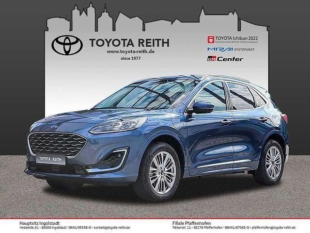 Blue metallic (metallic) Gebraucht 2022 Ford Kuga Vignale SUV | 25.310 € (Guter Preis) - Bild 1/4