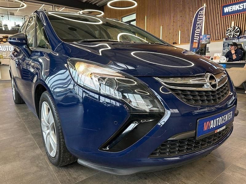 Gebraucht Opel Zafira Tourer Edition 140 PS (102 kW) 2012 Blau Van / Kleinbus