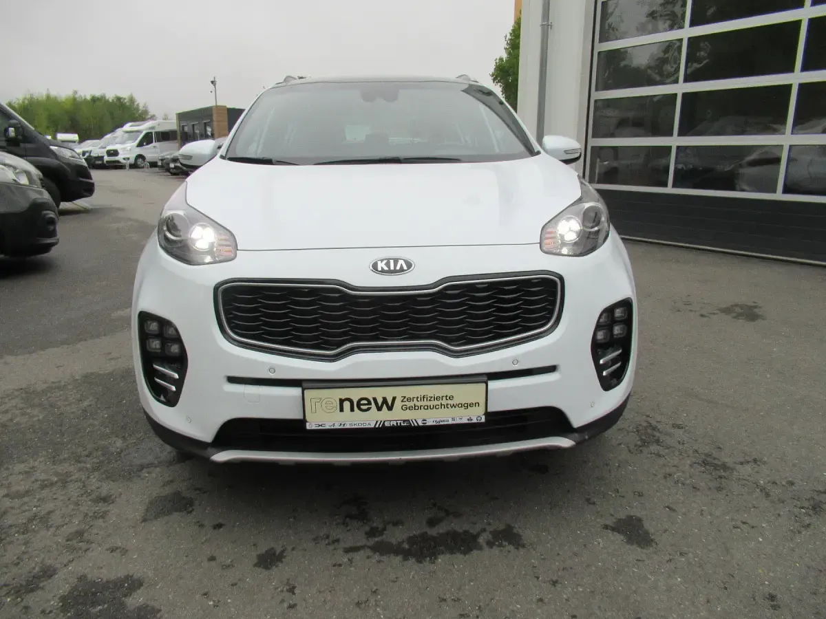 Gebraucht Kia Sportage GT-Line 177 PS (130 kW) 2018 Cararweiss SUV