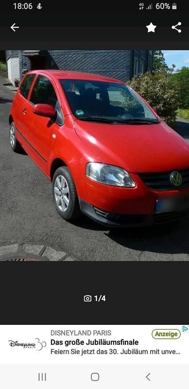 Gebraucht VW Fox 55 PS (40 kW) 2007 Rot Kleinwagen