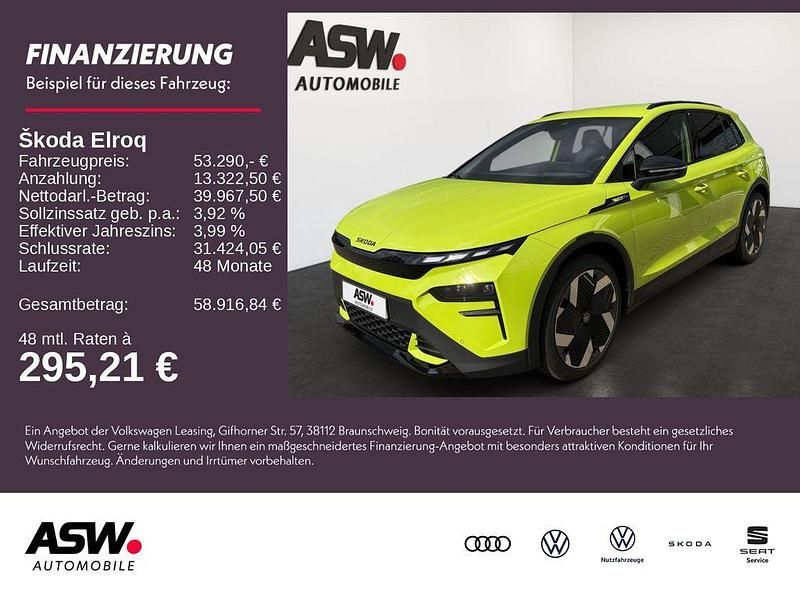 Mambagrün Neu 2025 Skoda Elroq RS SUV | 53.290 € (Fairer Preis) - Bild 1/4