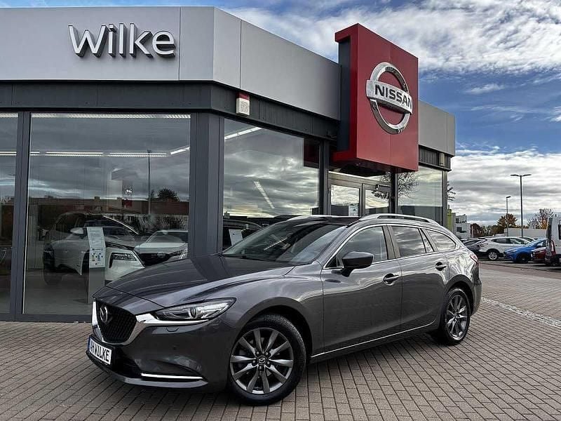 Machine gray Gebraucht 2020 Mazda 6 Exclusive-Line Kombi | 22.490 € (Guter Preis) - Bild 1/4