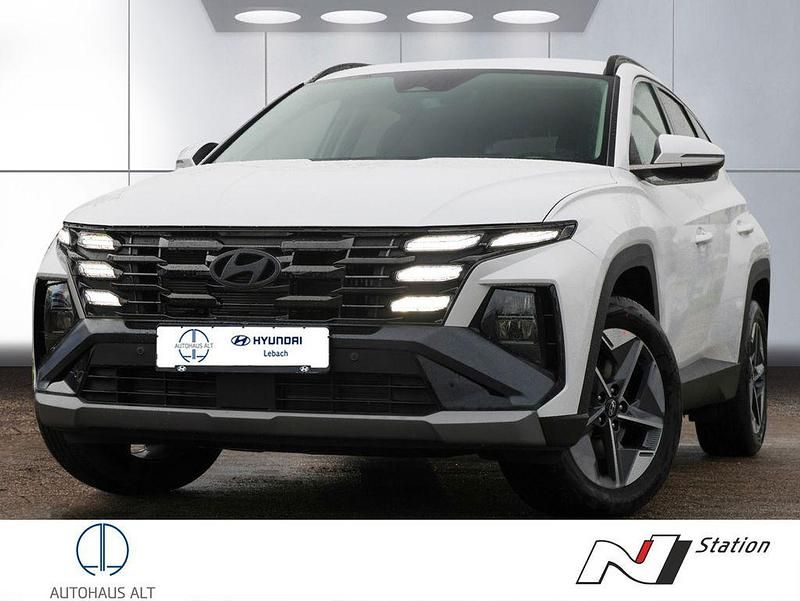 Atlas white Neu 2025 Hyundai Tucson Trend SUV | 40.980 € (Teuer) - Bild 1/4