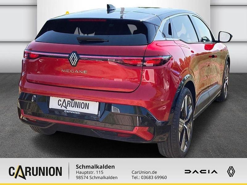 Gebraucht Renault Megane E-Tech Iconic 160 kW (218 PS) 2024 Dezirrot metallic, black pearlschwarz metallic Limousine