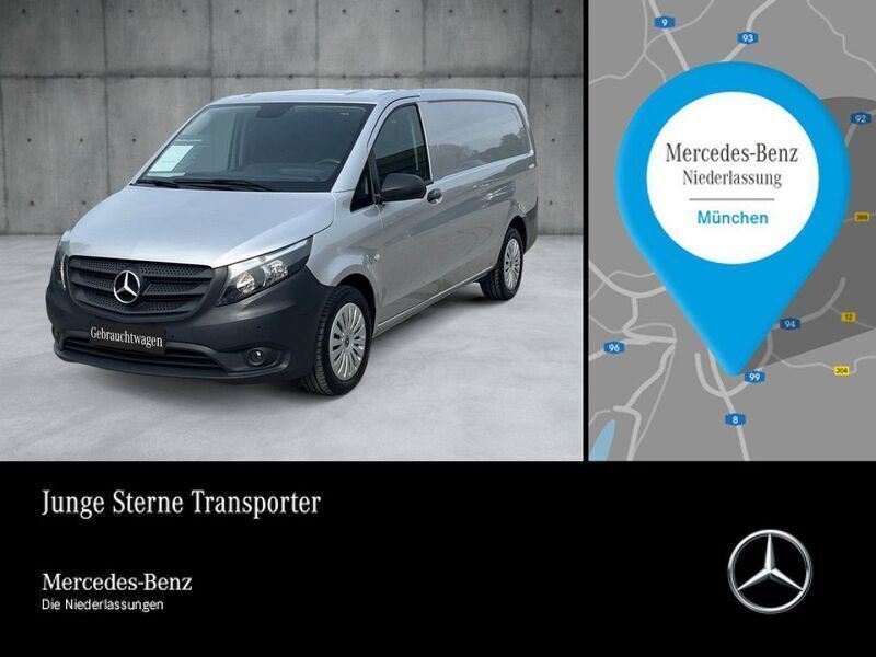 Silber Gebraucht 2021 Mercedes Vito Van / Kleinbus | 28.536 € - Bild 1/4