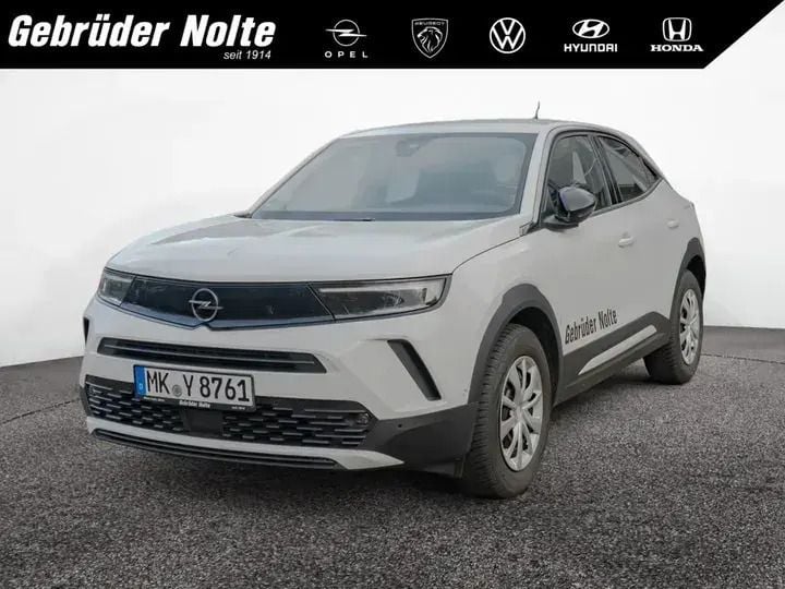 Weiss / arktis weiss Gebraucht 2024 Opel Mokka Elegance SUV | 22.490 € (Superpreis) - Bild 1/4