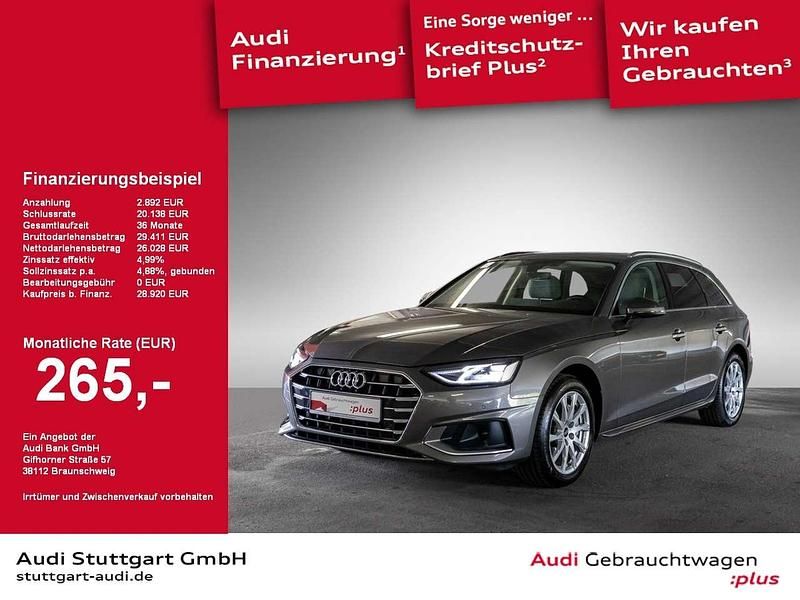 Terragrau metallic Gebraucht 2022 Audi A4 Advanced Kombi | 28.920 € (Guter Preis) - Bild 1/2