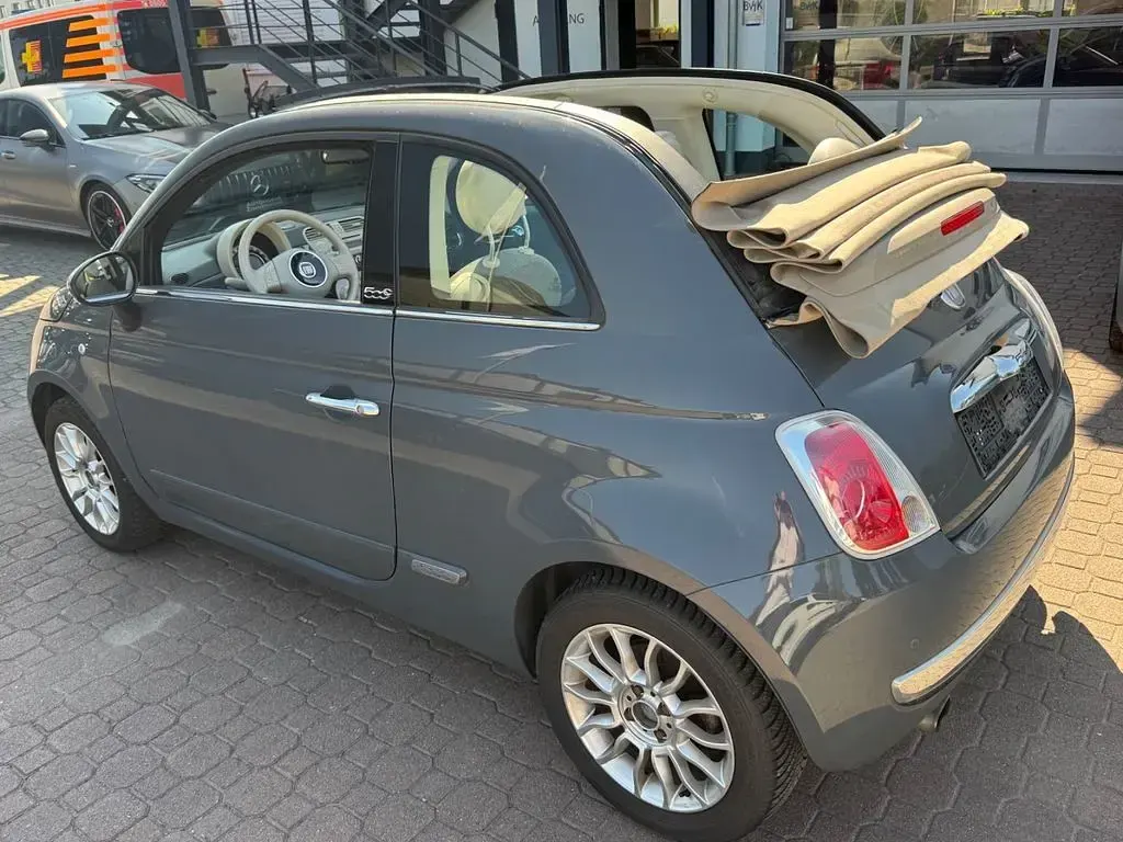 Gebraucht Fiat 500 101 PS (74 kW) 2010 Grau Cabrio