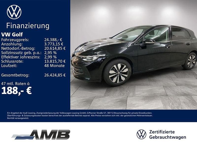 Gebraucht VW Golf VIII Goal 116 PS (85 kW) 2025 Schwarz Limousine