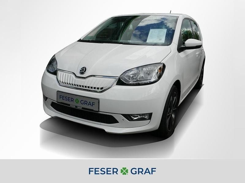 Candy weiss Gebraucht 2020 Skoda Citigo-e IV Style Kleinwagen | 9.940 € (Superpreis) - Bild 1/4