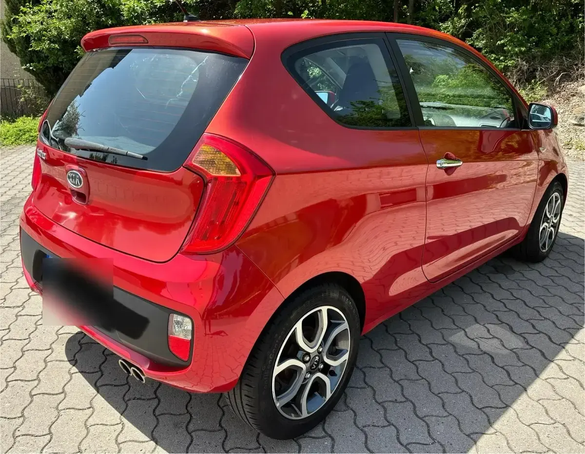 Gebraucht Kia Picanto 2011 Rot Kleinwagen