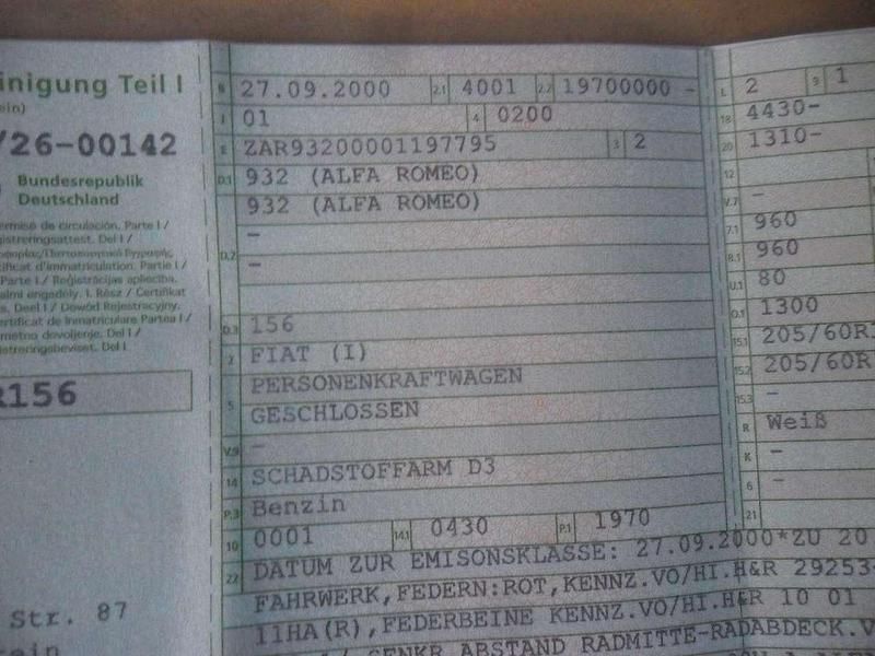 Gebraucht Alfa Romeo 156 155 PS (114 kW) 2000 Limousine