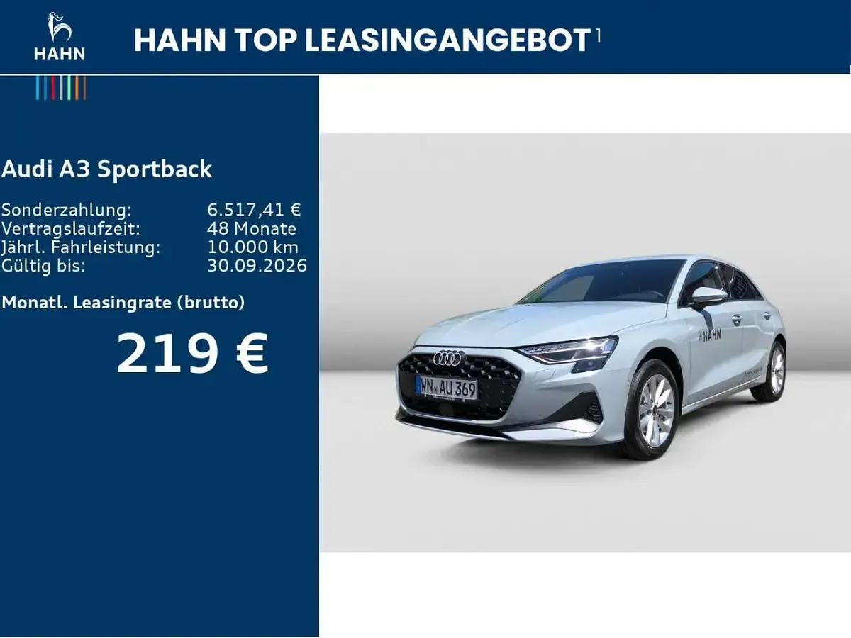Gebraucht Audi A3 116 PS (85 kW) 2026 Pfeilgrau perleffekt Limousine