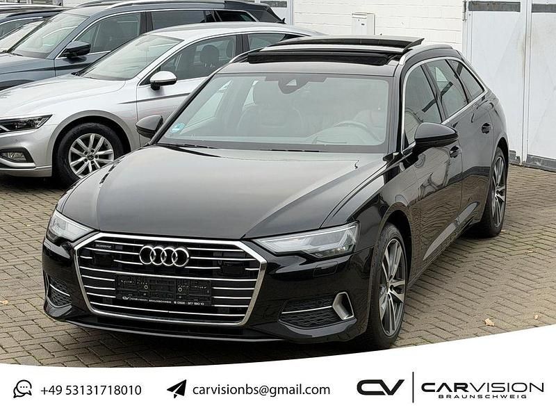 Mythosschwarz metallic Gebraucht 2021 Audi A6 Sport Kombi | 31.799 € (Superpreis) - Bild 1/4