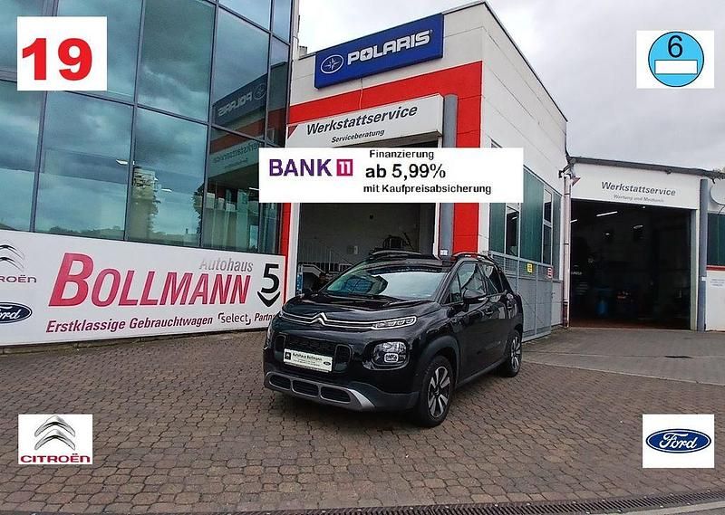 Schwarz Gebraucht 2020 Citroën C3 Aircross Shine SUV | 15.950 € (Fairer Preis) - Bild 1/4