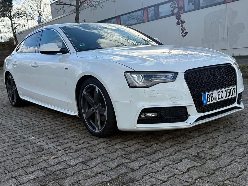 Gebraucht Audi A5 Sportback S-Line 144 PS (105 kW) 2016 Weiß Kleinwagen