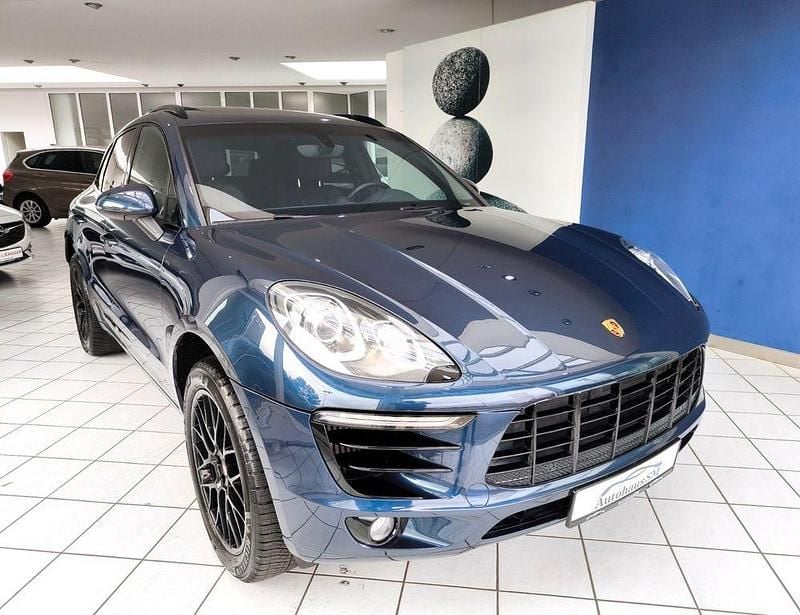 Blau Gebraucht 2016 Porsche Macan S SUV | 32.400 € (Superpreis) - Bild 1/4