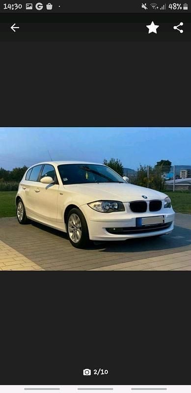 Gebraucht BMW 116 122 PS (89 kW) 2009 Weiß Kleinwagen