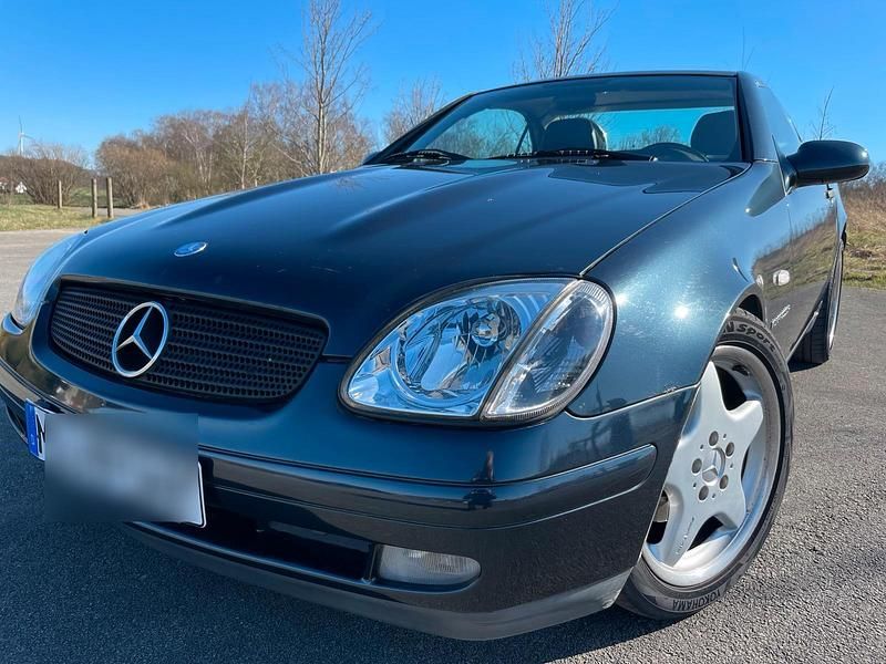 Blau Gebraucht 1998 Mercedes SLK230 Cabrio | 4.150 € (Fairer Preis) - Bild 1/4