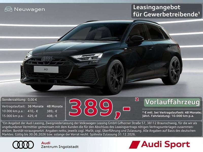 Neu Audi A3 S-Line 150 PS (110 kW) 2026 Mythosschwarz Limousine