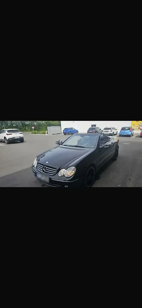 Gebraucht Mercedes CLK200 163 PS (119 kW) 2005 Schwarz Cabrio