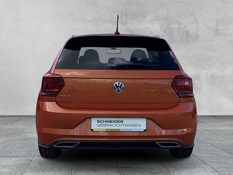 Gebraucht VW Polo Highline 95 PS (69 kW) 2019 Orange Kleinwagen