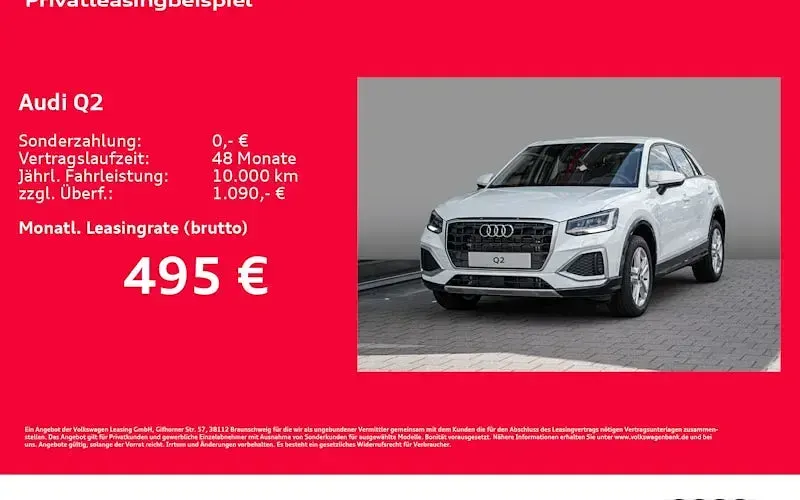 Neu Audi Q2 Advanced Plus 150 PS (110 kW) 2026 Weiß SUV