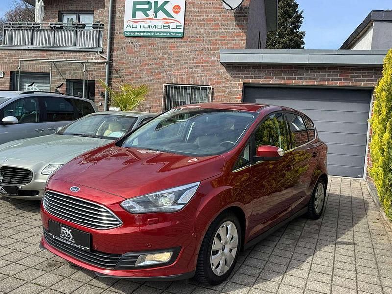 Gebraucht Ford C-MAX Titanium 150 PS (110 kW) 2015 Cranberryrot metallic Van / Kleinbus