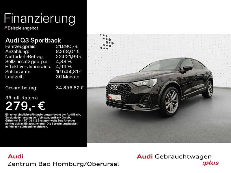 Mythosschwarz Gebraucht 2022 Audi Q3 SUV | 31.890 € (Fairer Preis) - Bild 1/4