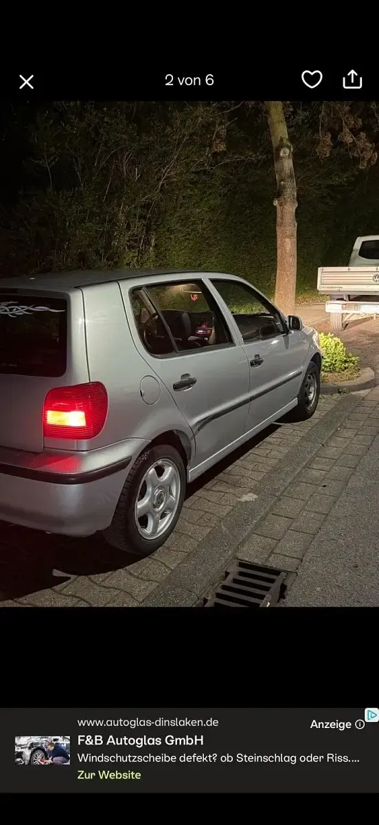 Occasion VW Polo 75 ch (55 kW) 2001 Gris Citadine