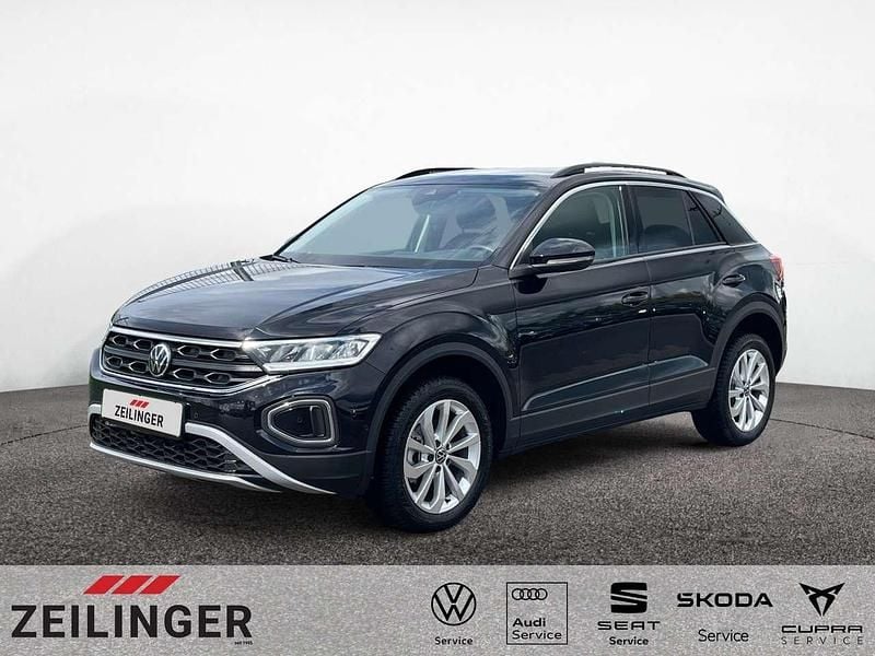 Schwarz Gebraucht 2025 VW T-Roc Life SUV | 27.379 € (Superpreis) - Bild 1/4