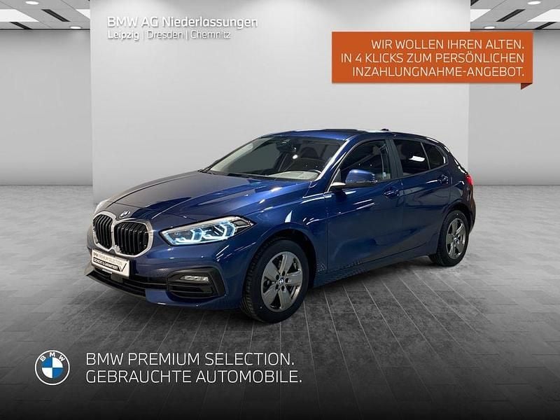 Blau Gebraucht 2022 BMW 118 Advantage Kleinwagen | 24.801 € (Fairer Preis) - Bild 1/4