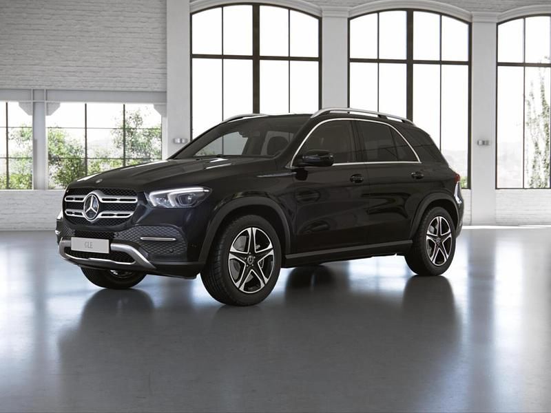 Obsidianschwarz metallic Gebraucht 2022 Mercedes GLE350 SUV | 57.859 € - Bild 1/4